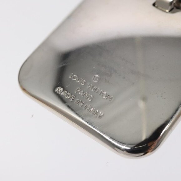 LOUIS VUITTON Voyage Key Chain Key Ring Metal Silver M66950 LV Auth SW877 - Picture 5 of 6